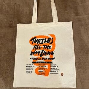 John Green Turtles All The Way Down Tour Tote Bag